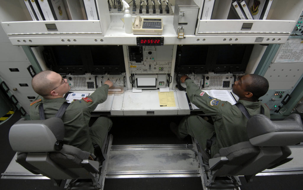 Activating cooperatives switches at the missile procedure trainer