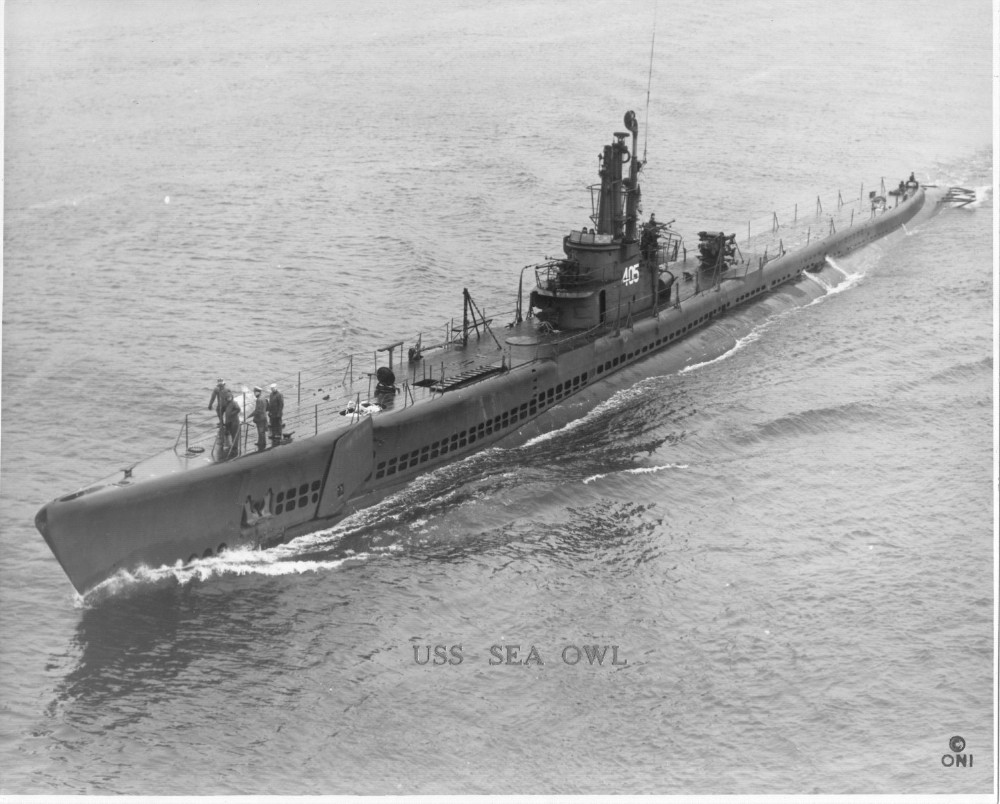 A ww2 US submarine