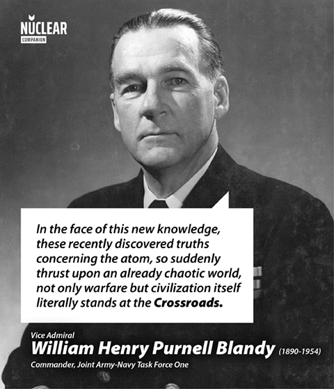 william henry purnell blandy operation crossroads quote