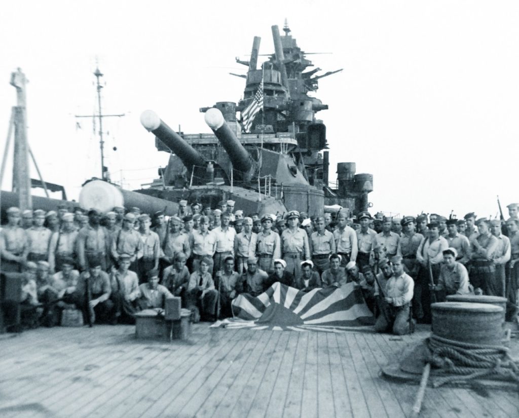 Battleship Nagato surrender 1945