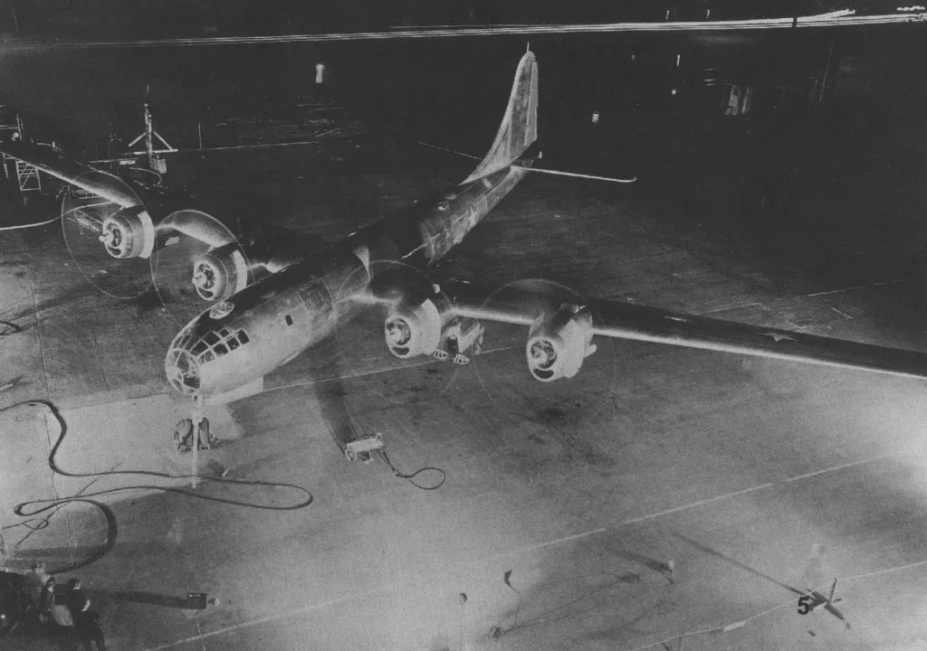 XB-29 s/n 41-0002 "The Flying Guinea Pig" during testing