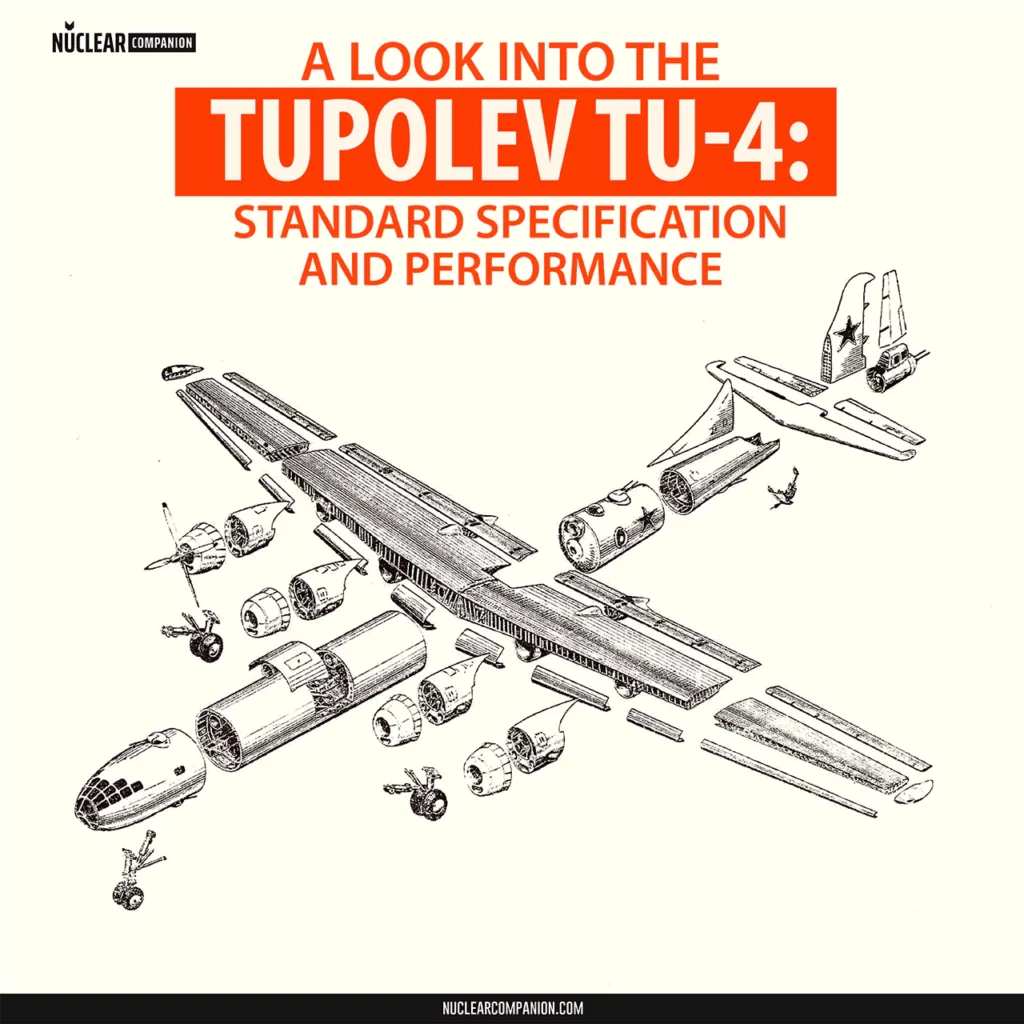 Tupolev Tu-4 Standard specification and performance title