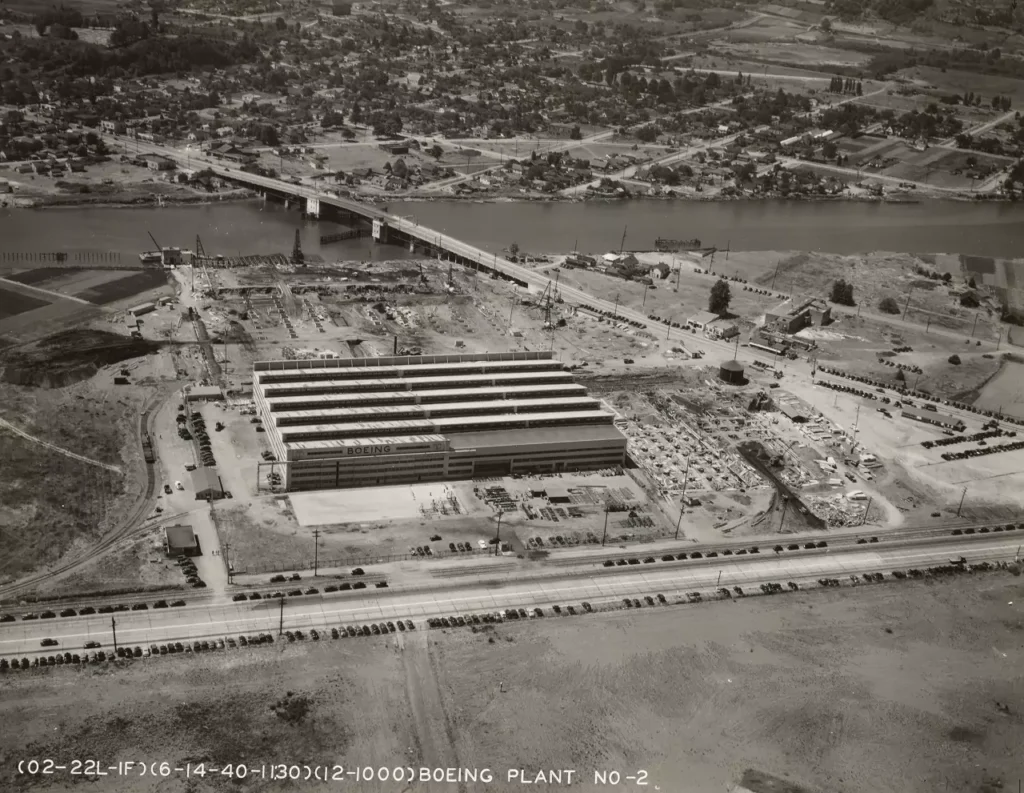 Boeing Seattle plant #2 in 1940 