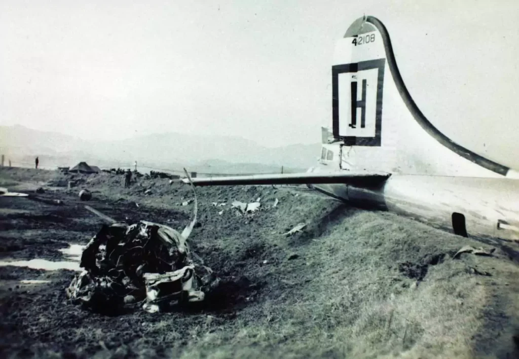 korean war b-29 crash site