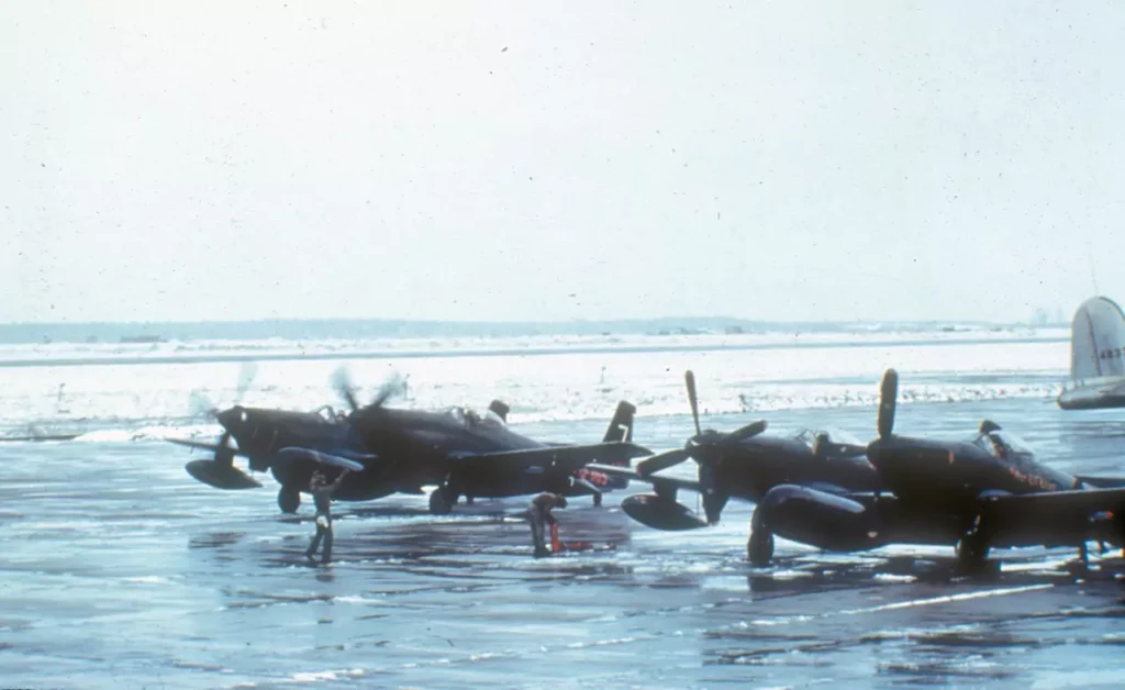 F-82 twin Mustang in Japan during the korean war