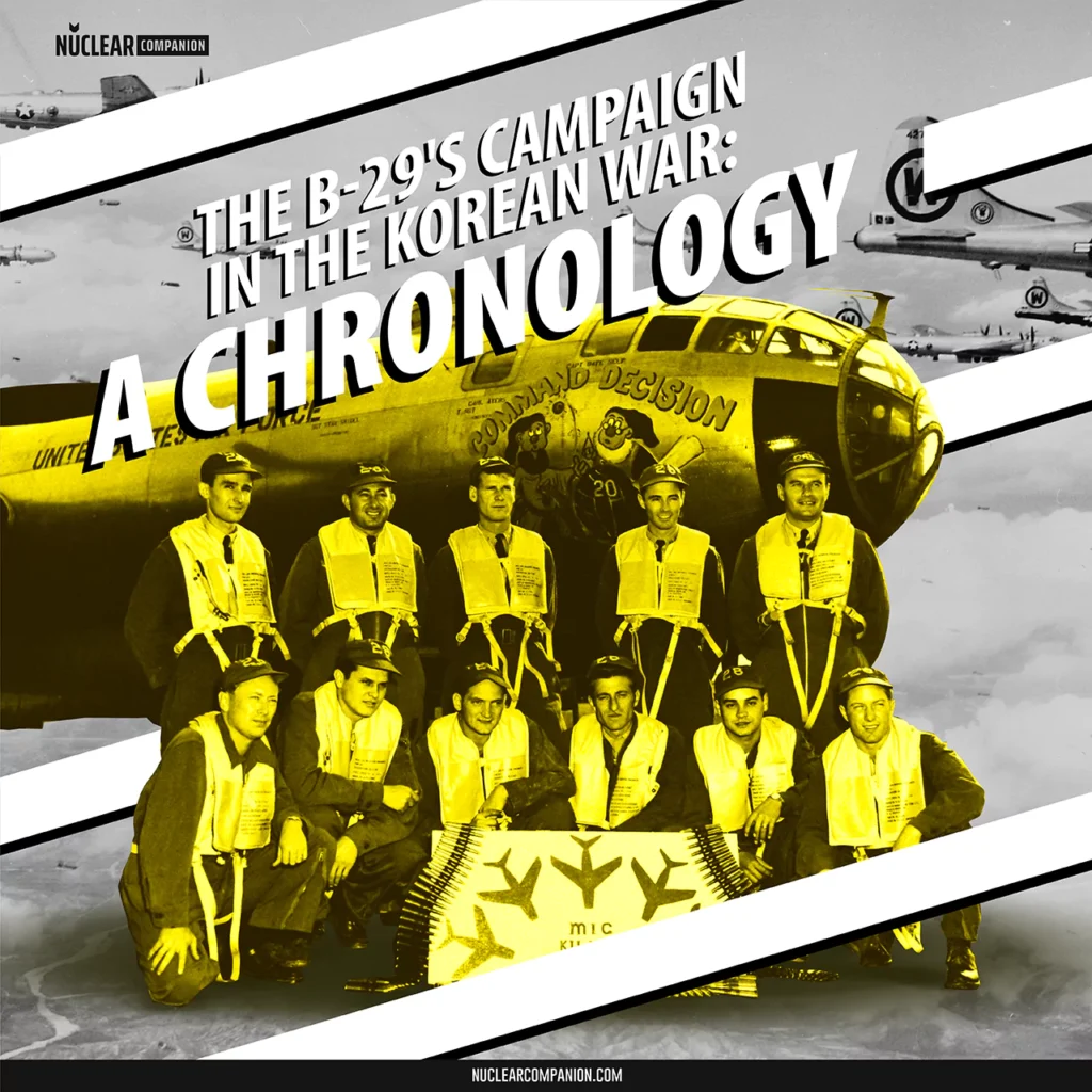 The B-29's Campaign in the Korean War: A chronology title