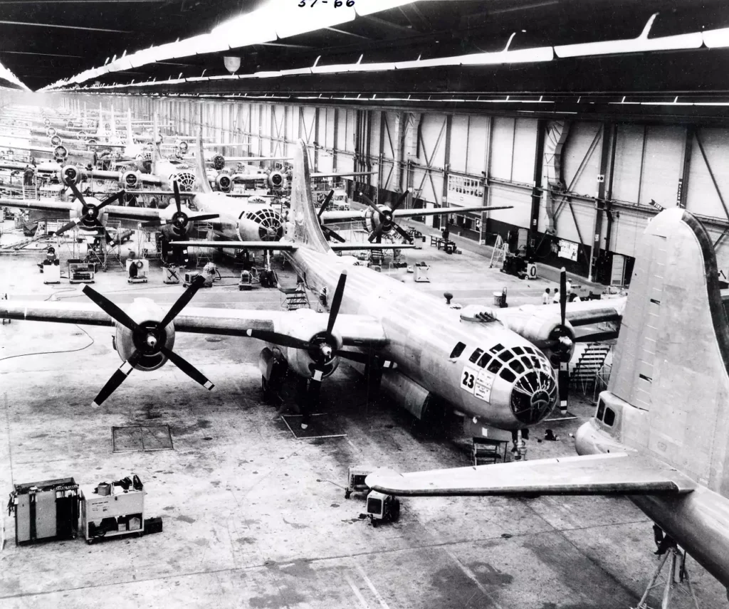 Boeing B-29 assembly line