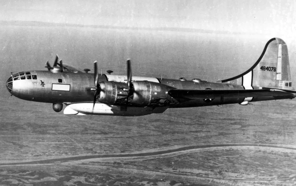 An SB-29 from the A 3rd ARS flying in Korea