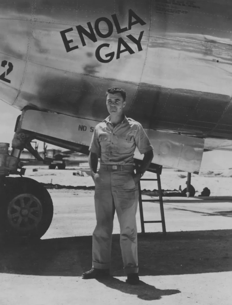 Paul Tibbets commander of the 509th Composite Group Enola Gay pilot