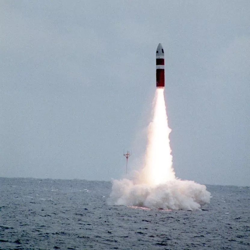 On September 2, 1983, the USS Lafayette (SSBN-616) fired a Poseidon C-3 (UGM-73A) missile.