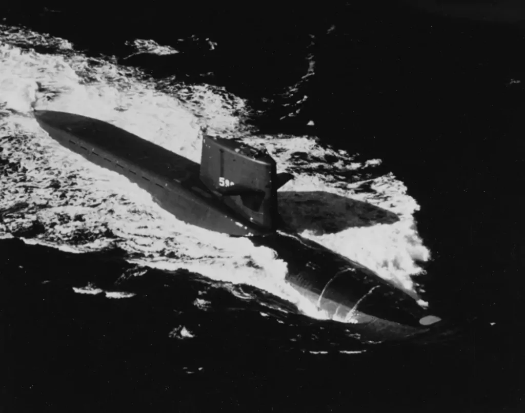 The USS George Washington (SSBN-598) was the first Ballistic Missile Submarine of the U.S. Navy. 