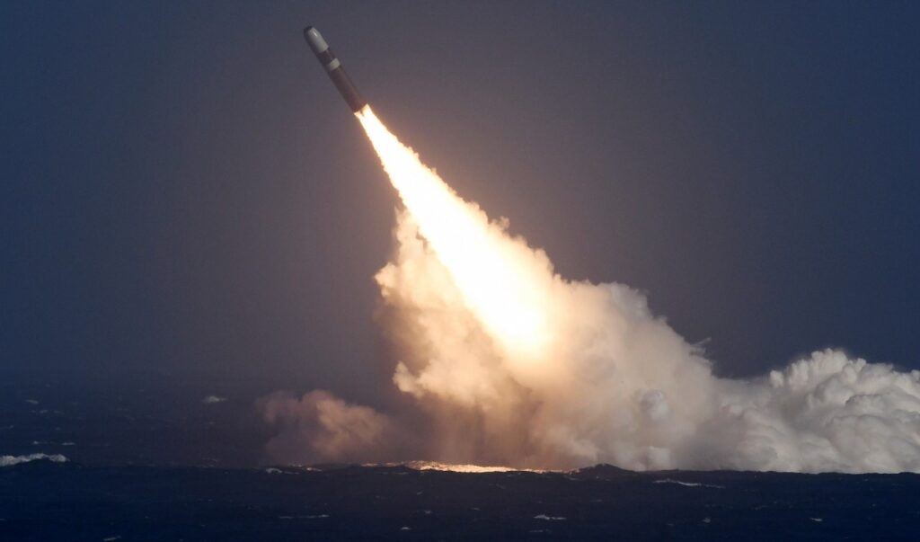 Trident II D-5 missile launch