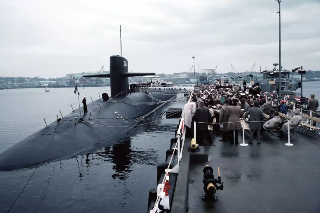 USS GEORGIA (SSBN 729) commissioning ceremony